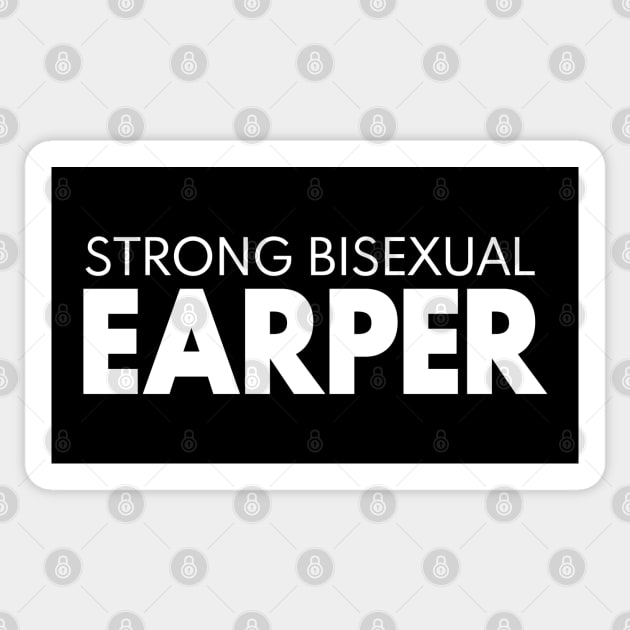 Strong Bisexual Earper - Wynonna Earp Sticker by viking_elf